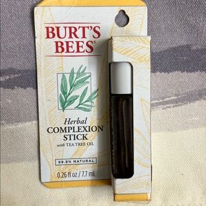 Burt’s Bees Herbal Complexion Stick with Tea Tree Oil, 0.26 fl oz / 7.7 ml, New